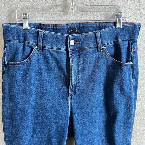 Universal Standard Skinny Jeans Women's 34 High Rise Stretch Denim Medium Wash - Picture 2 of 6